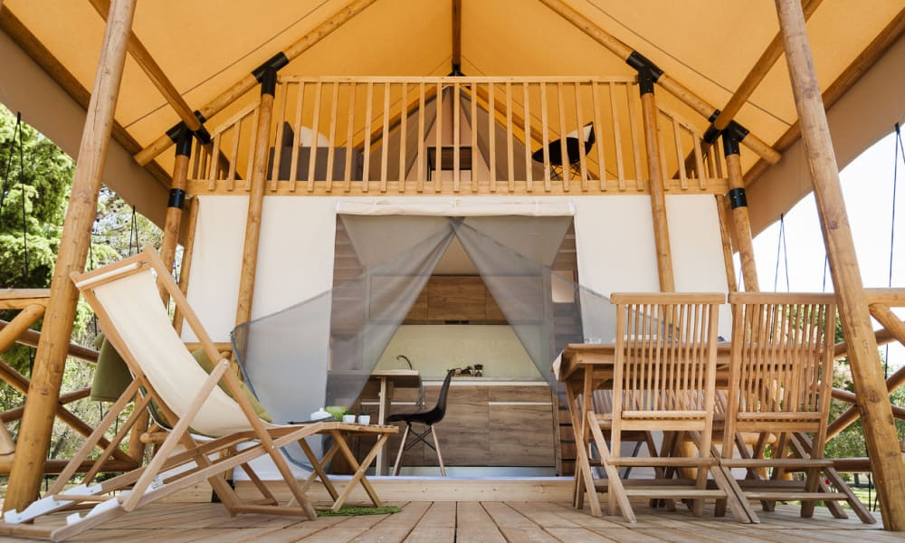 Accommodatie Gulperberg - Glampingtent - Lodge de Montagne 4 - 7