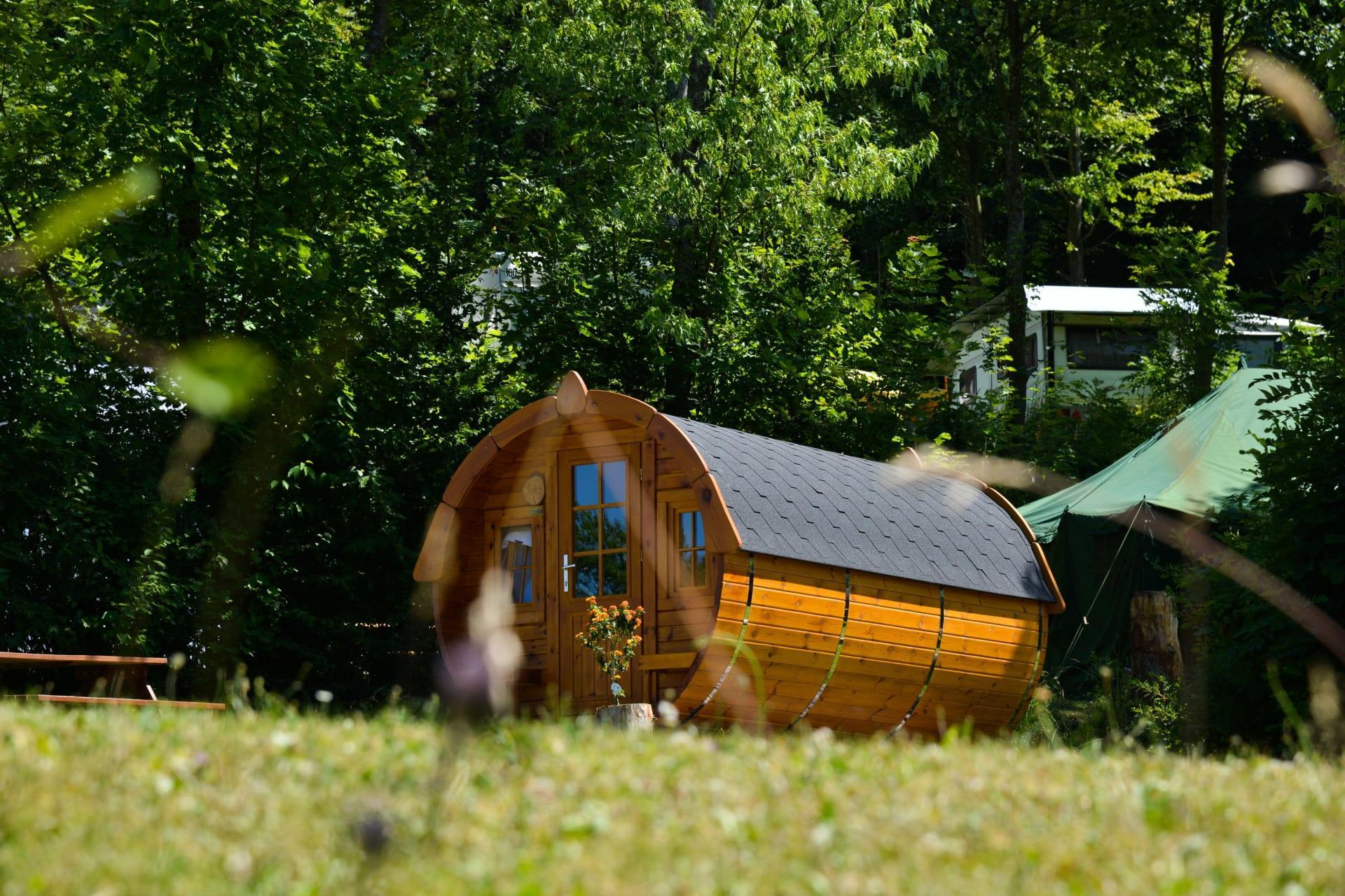 Unterkünfte Biggesee - Wanderhütte - Schlaffass 2+2 - 8