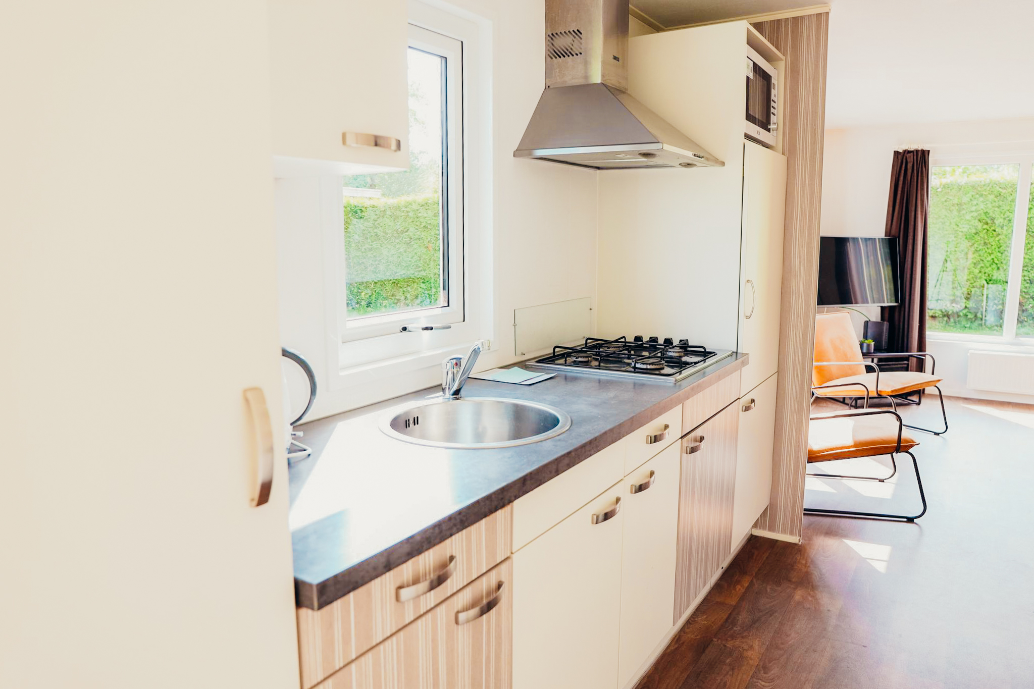 Veluwe lodge for four people with private sauna