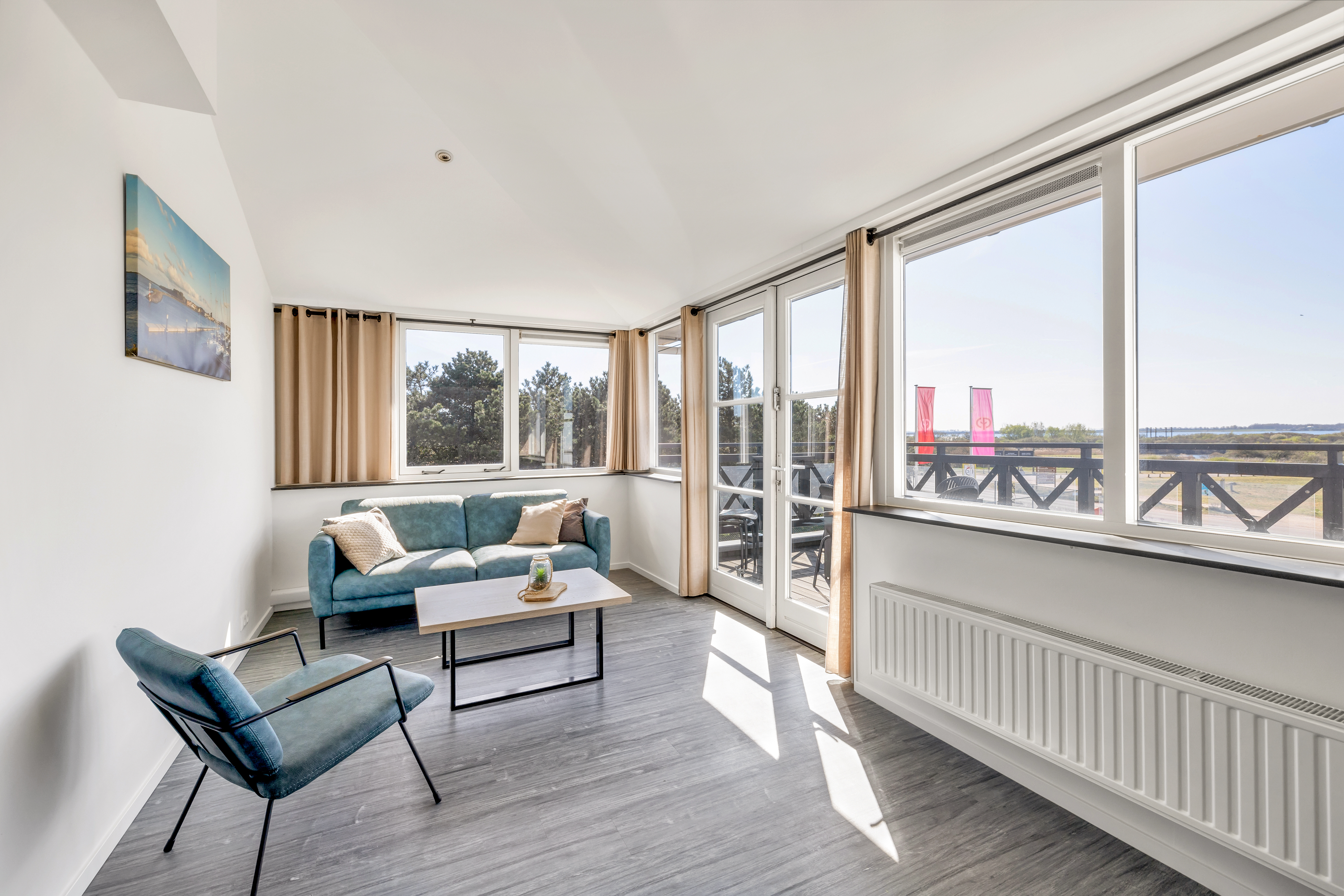 Luxueus appartement voor 6 personen met prachtig uitzicht op het Grevelingenmeer.