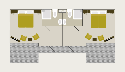 2 + 2-person Hotel room