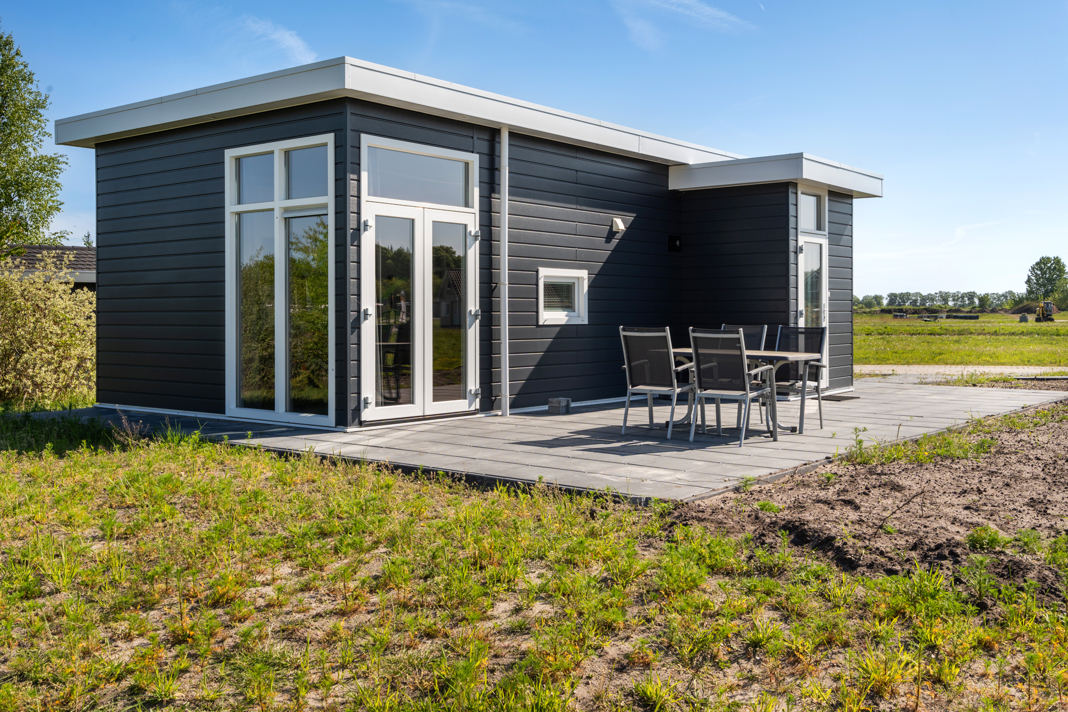 Dieses attraktiv eingerichtete Chalet für 2 Personen befindet sich im angrenzenden Park Landgoed De Huynen, einem im Bau befindlichen Park, und hat eine schöne Aussicht auf den Teich. Es ist ein Hau..