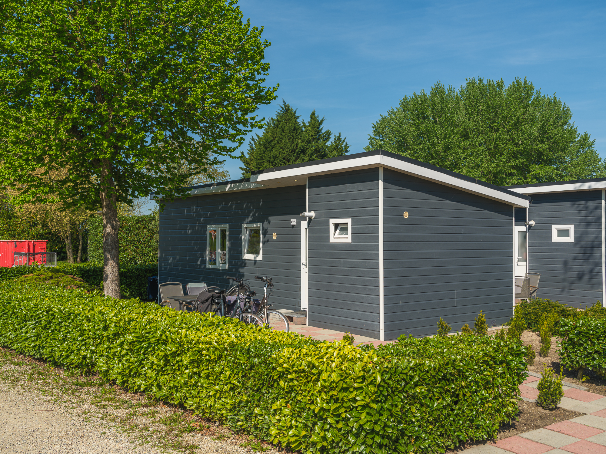 Vrijstaand chalet voor 4 personen, volledig ingericht.