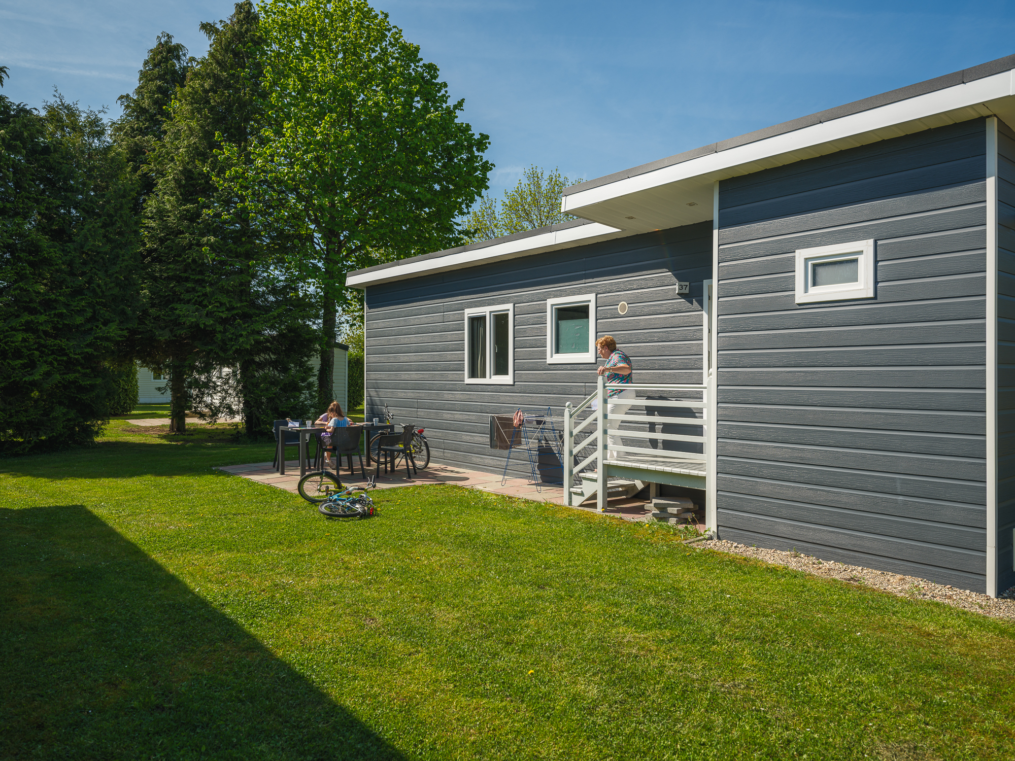 Vrijstaand chalet voor 5 personen, volledig ingericht.