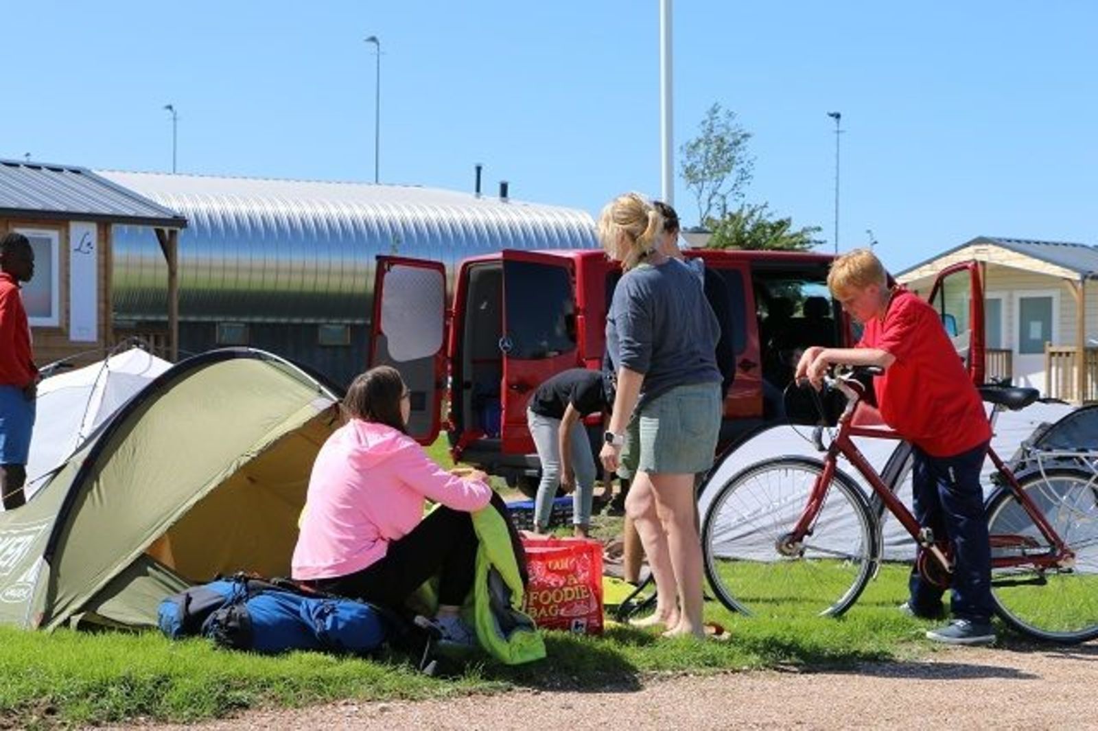 Camping pitch Comfort for caravan or motorhome or tente