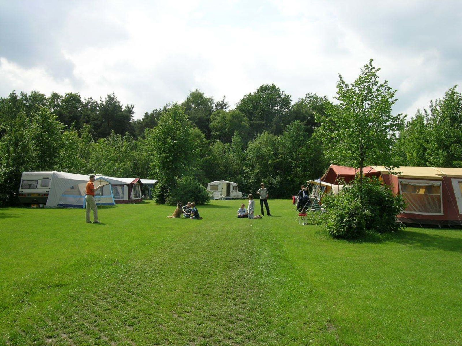 Camping pitch incl. 2 persons, excl. water/electricity