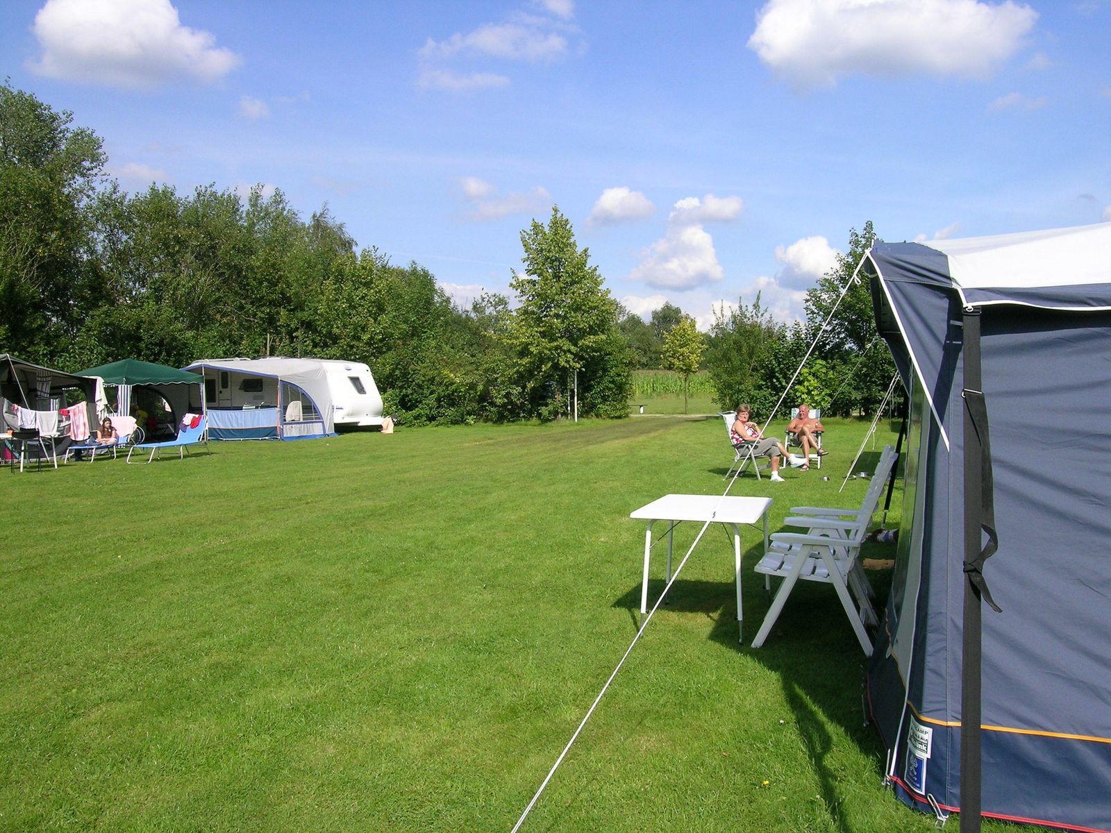 Camping pitch incl. 2 persons, excl. water/electricity
